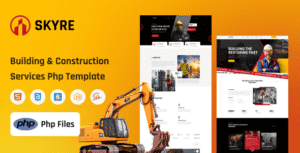 Skyre – Building & Construction Services Php Template