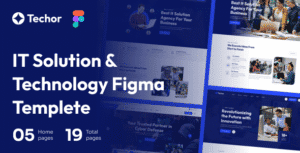 Techor- IT Solution & Technology Figma Templete