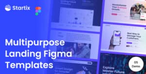 Startix – Multipurpose Saas Landing Figma Templates