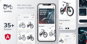 SpinRide – Bike Store Angular Mobile App | PWA with Laravel Backend