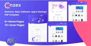 Conzex – Business, Saas, Software, App & Startup PHP Template