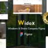 Widox – Windows & Doors Company Figma Template