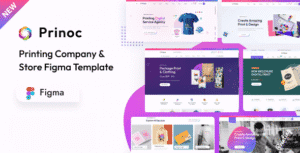 Prinoc – Printing Company Figma Template