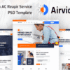 Airvice – AC Repair Services PSD Template