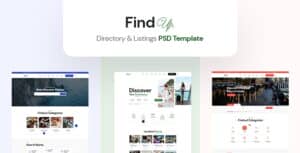 Findup – Directory & Listing PSD Template