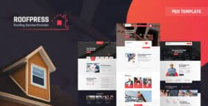 RoofPress – Roofing Services PSD Template