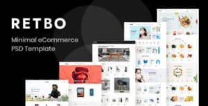 Retbo – eCommerce PSD Template