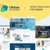 Clinixer – Cleaning Services PSD Template
