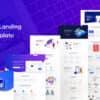 Xisen – Sass and App Landing Page PSD Template