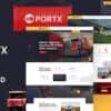 Portx – Logistics and Transportation PSD Template