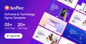 Softec – Software & Technology Figma Template