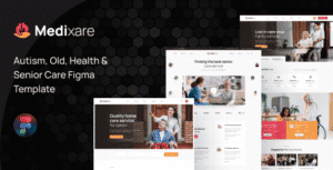 Medixare – NDIS Disability Service Figma Template
