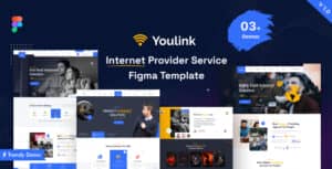 Youlink  – Broadband & Internet Service Provider Figma Template