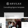 Arvilax – Consulting Figma Template.