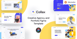 Collax – Creative Agency Figma Template