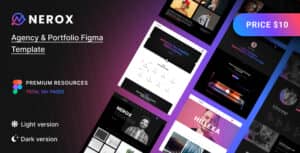 Nerox – Agency & Portfolio Figma Template