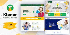 Klenar  – Cleaning Services PSD Template