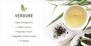 Verdure – Organic Tea Shop WordPress Theme