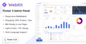 WebKit – Flutter Admin Panel