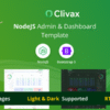 Clivax – NodeJS Admin & Dashboard Template
