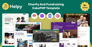 Helpy – Charity And Fundraising CakePHP Template