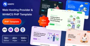 Hostc – Web Hosting Provider & WHMCS PHP Template