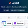 Lunoz – Flask Admin & Dashboard Template