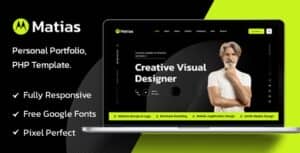 Matias – Personal Portfolio PHP Template