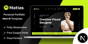 Matias – Personal Portfolio Next JS Template