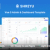 Shreyu – Vue 3 Admin & Dashboard Template