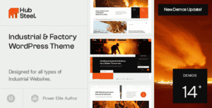 Hubsteel – Industrial & Factory WordPress Theme