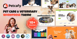 Petcafy – Pet Care & Veterinary WordPress Theme