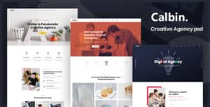 Calbin – Creative Agency PSD Template