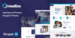 Modins – Insurance & Finance Drupal 11 Theme
