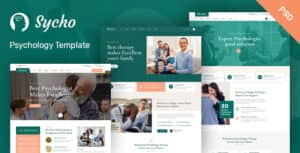 Sycho – Psychology PSD Template