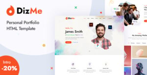 Dizme – Personal Portfolio Template