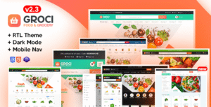 Groci – Organic Food & Grocery Market Template