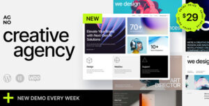 Agno – Creative Portfolio Agency WordPress Theme