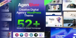 AgenRiver – Creative Digital Agency WordPress Theme