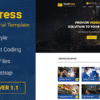 SteelPress – Industrial & Factory Business HTML Template
