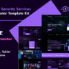 Securex – Cyber Security Services Elementor Template Kit