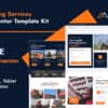 SkyFix – Roofing Services Elementor Template Kit