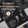 Lawgis – Law Firm and Attorney HTML Template