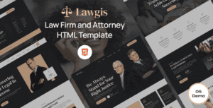 Lawgis – Law Firm and Attorney HTML Template