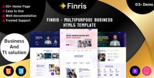 Finris – Multipurpose Business & IT Solutions HTML5 Template