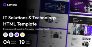 Softora – IT Solutions & Technology HTML Template