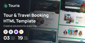 Touria – Tour & Travel Booking HTML Template