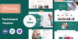 Meciy – Psychology, Neurology, Counseling and Medical PHP Template