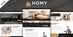 Homy – Real Estate and Single Apartments HTML Template