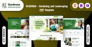 Gardnma – Gardening and Landscaping PHP Template